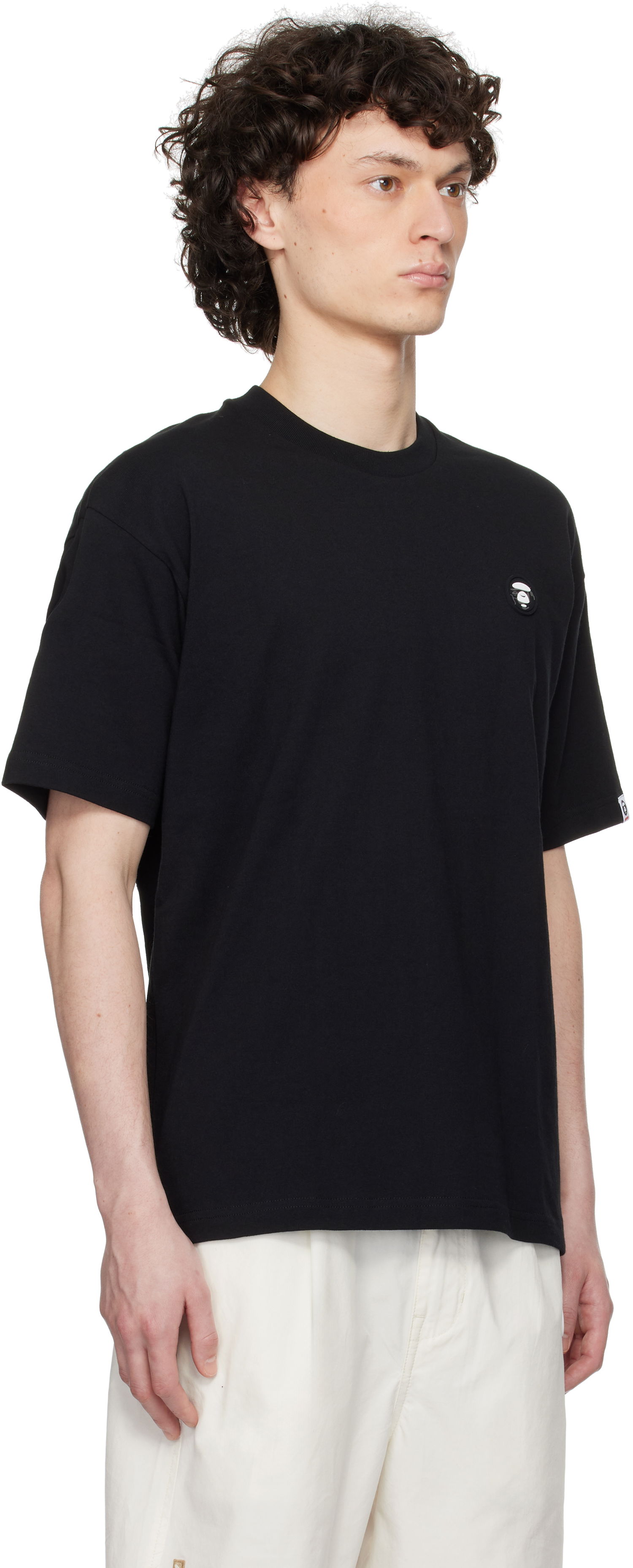 T-shirt AAPE by A Bathing Ape AAPE by A Bathing Ape 'AAPE Now' T-Shirt Sort | AAPTEM1598XXNBKX, 1