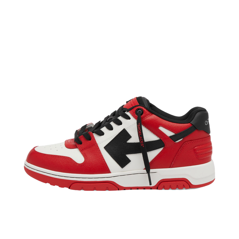 Sneakers og sko Off-White Out Of Office Leather Sneaker Rød | OMIA189F24LEA00D2510