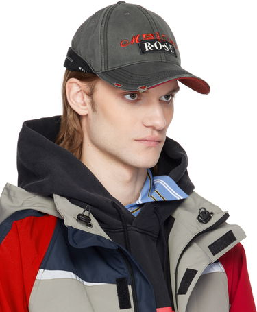Kasket Martine Rose Martine Rose Roll Back Distressed Baseball Cap Grå | 1168WP13029, 4