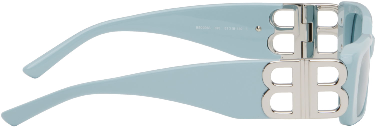 Solbriller Balenciaga Balenciaga Dynasty Rectangle Sunglasses Blå | BB0096S-025, 1