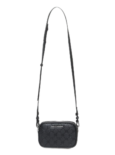 Håndtaske DAILY PAPER May Bag Black Monogram Sort | 2321210