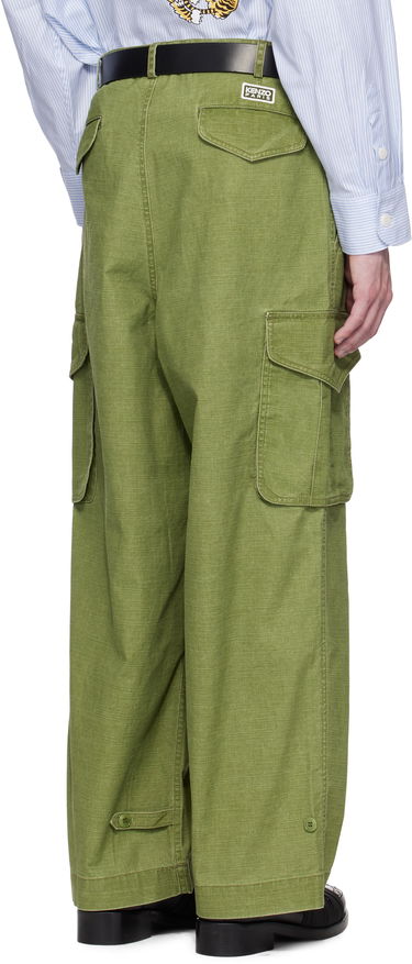Cargo bukser KENZO Kenzo Paris Adjustable Cargo Pants Grøn | FF55PA2459GD, 2