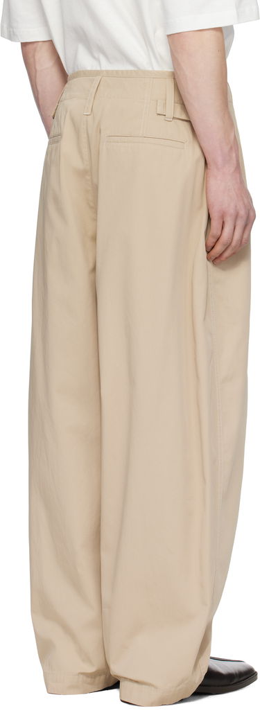 Bukser LEMAIRE Lemaire Maxi Pleated Trousers Beige | PA1202 LF1352, 2