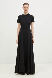 VETEMENTS Embroidered Logo Maxi Dress
