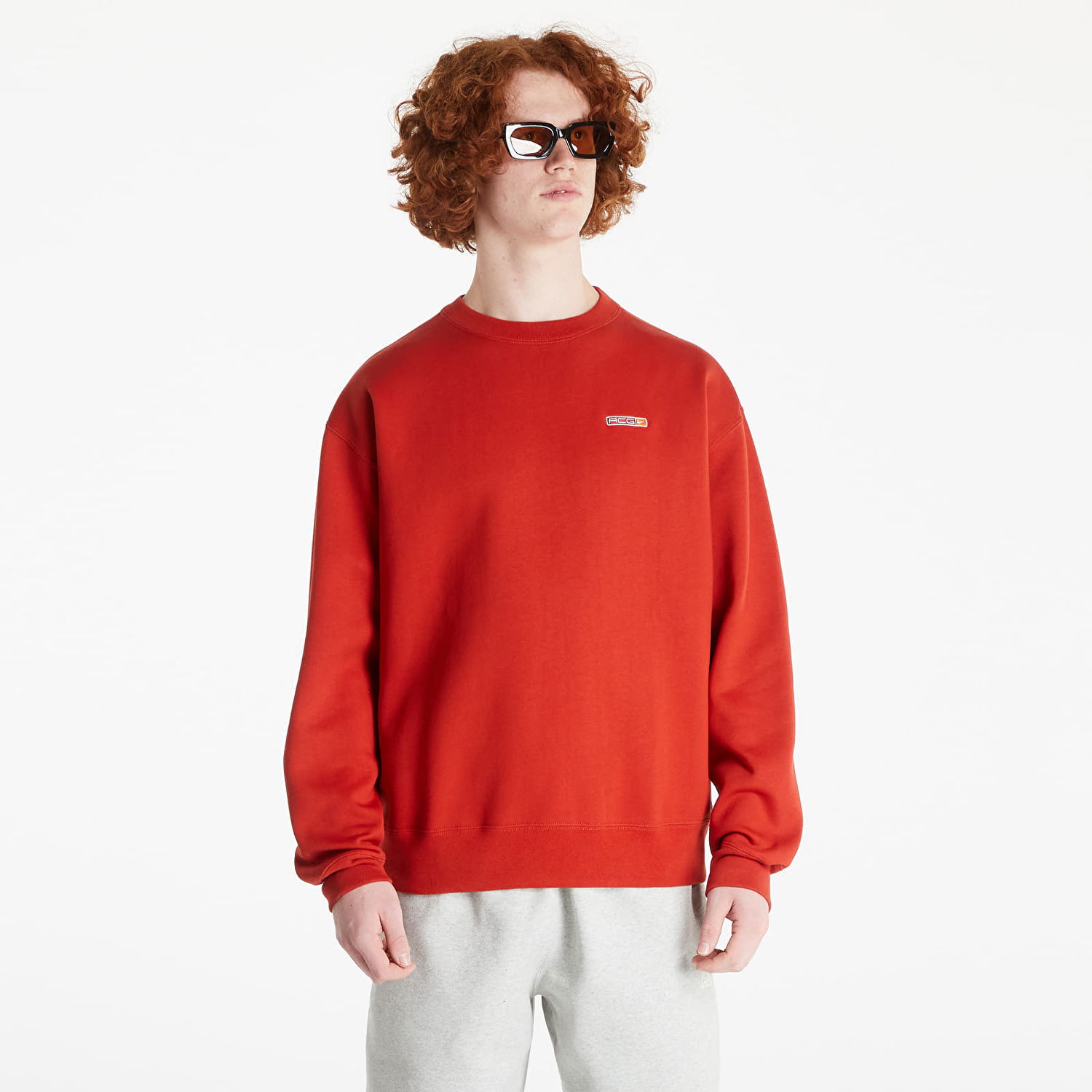 Sweatshirt Nike ACG Therma-Fit Crew Fleece Rød | DM9941-671, 0