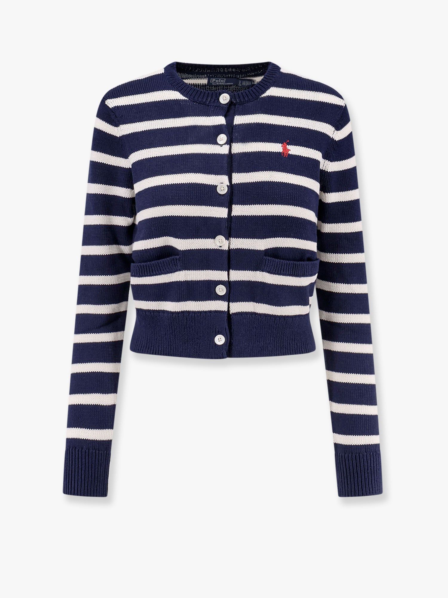 Sweater Polo by Ralph Lauren Striped Cotton Cardigan by Polo Ralph Lauren Mørkeblå | 211959297001, 0