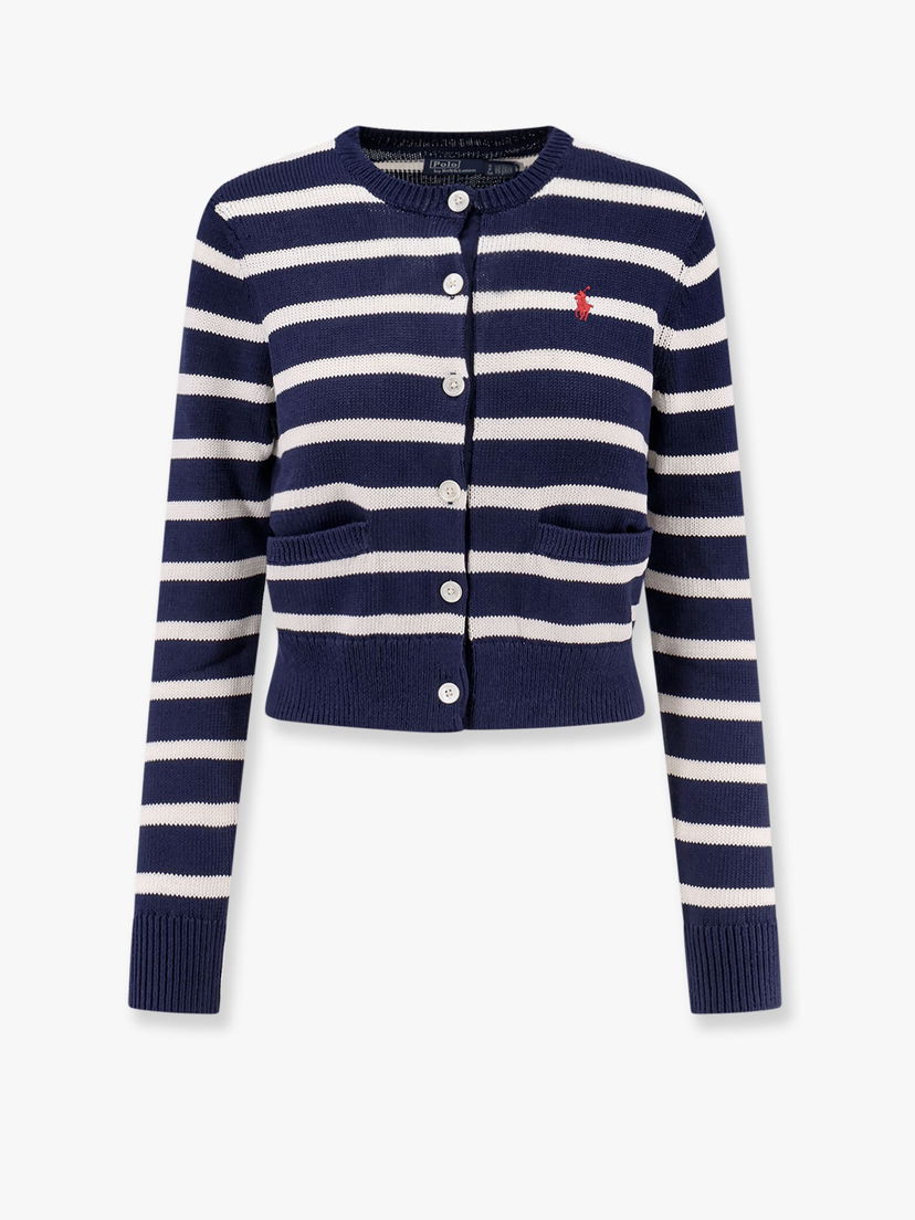 Sweater Polo by Ralph Lauren Striped Cotton Cardigan by Polo Ralph Lauren Mørkeblå | 211959297001