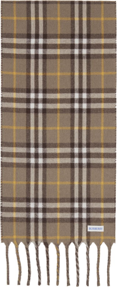 Tørklæde Burberry Burberry Reversible Knight Stamp Scarf Brun | 8109747, 1