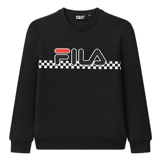 Sweatshirt FILA FILA Logo Checkered Sweatshirt Sort | F61M048208F-NV