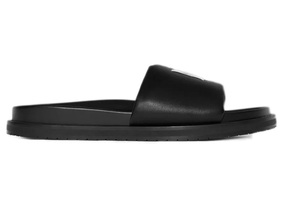 Sneakers og sko AMIRI Leather Slides Sort | PF22MFF002-004, 0