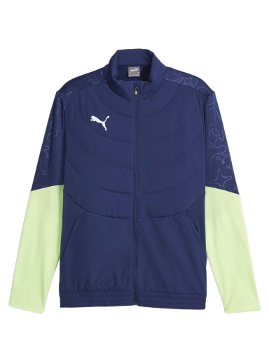 Jakke Puma Individual Winterized Football Jacket Mørkeblå | 658509-01