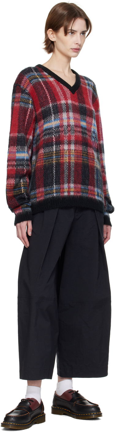 Bukser YMC YMC Deadbeat Pleated Trousers Mørkeblå | Q4XMD, 3