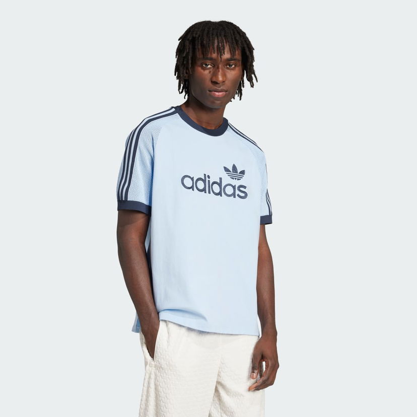 T-shirt adidas Performance Premium Knitted T-Shirt Blå | JN5557