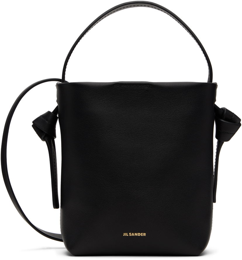 Håndtaske Jil Sander Jil Sander Knot Mini Bag Sort | J07ZI0001_P6581