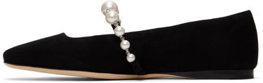Tilbehør Jimmy Choo Jimmy Choo Ade Pearl Ballerina Flats Sort | ADE FLAT SZR, 2