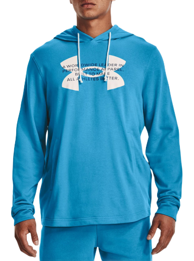 Sweatshirt Under Armour Hoodie Rival Terry Logo Blå | 1373382-419