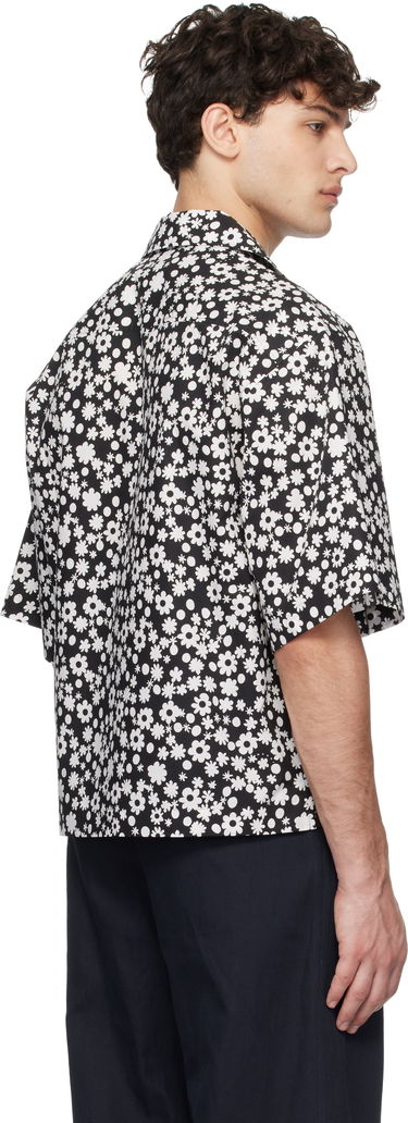 Skjorte Marni Marni Pop Fields Motif Shirt Sort | CUMU0330S2 UTC463, 2
