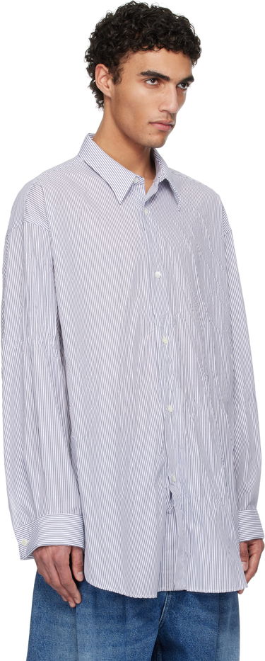 Skjorte HED MAYNER Hed Mayner Crinkled Poplin Shirt Hvid | HMMA60001A-HA167, 1