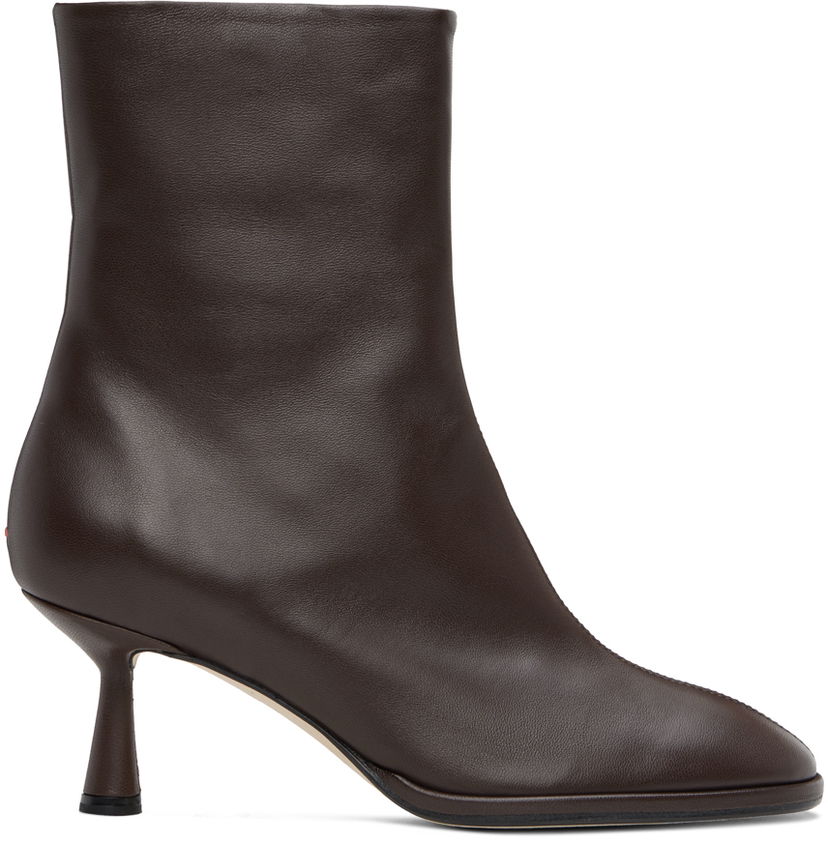 Tøj Aeyde Aeyde Dorothy Ankle Boots Brun | A11-AB-IRNR65ST99-FW24-953-007