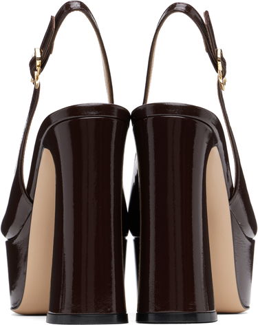 Sneakers og sko Gianvito Rossi Bessie Slingback Platform Heels Brun | G95569-70RIC-NUI, 1