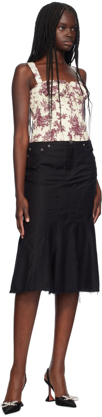 Nederdel Miaou Miaou Agnes Toile Corset Sort | 7039SPSMTL, 3