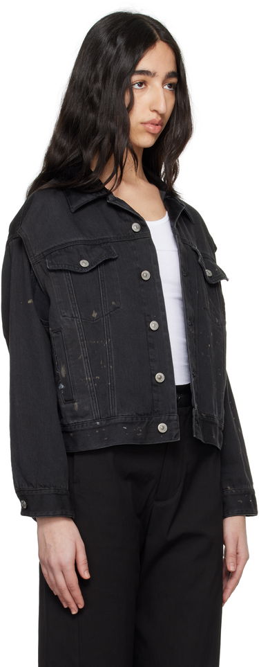 Jakke Maison Margiela MM6 Maison Margiela Splatter Effect Denim Jacket Sort | S62AN0150 M30011, 1