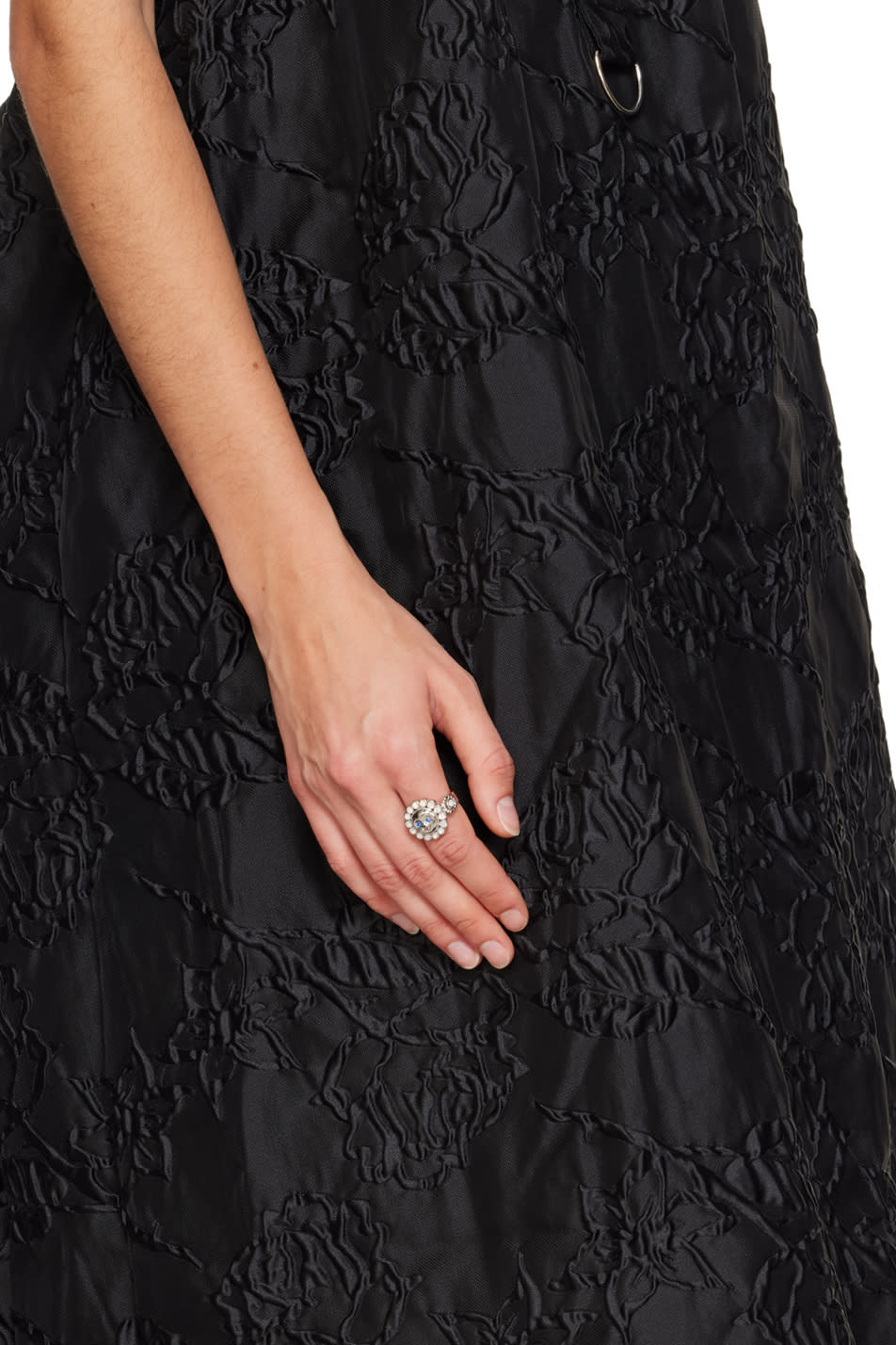 Ring Chopova Lowena Crystal Embellished Silver Ring Metalisk | 6455, 1
