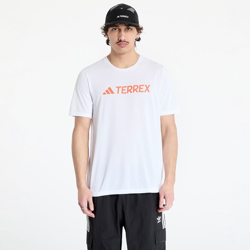 T-shirt adidas Performance Terrex Multi Climacool Logo Tech T-Shirt Hvid | JI9235
