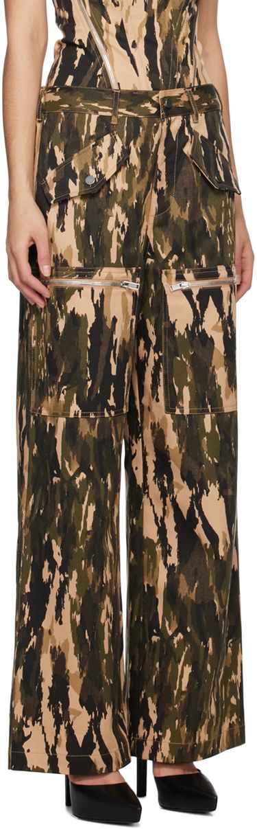 Cargo bukser Dion Lee Dion Lee Camouflage Cargo Pants Flerfarvet | C2115R23, 4
