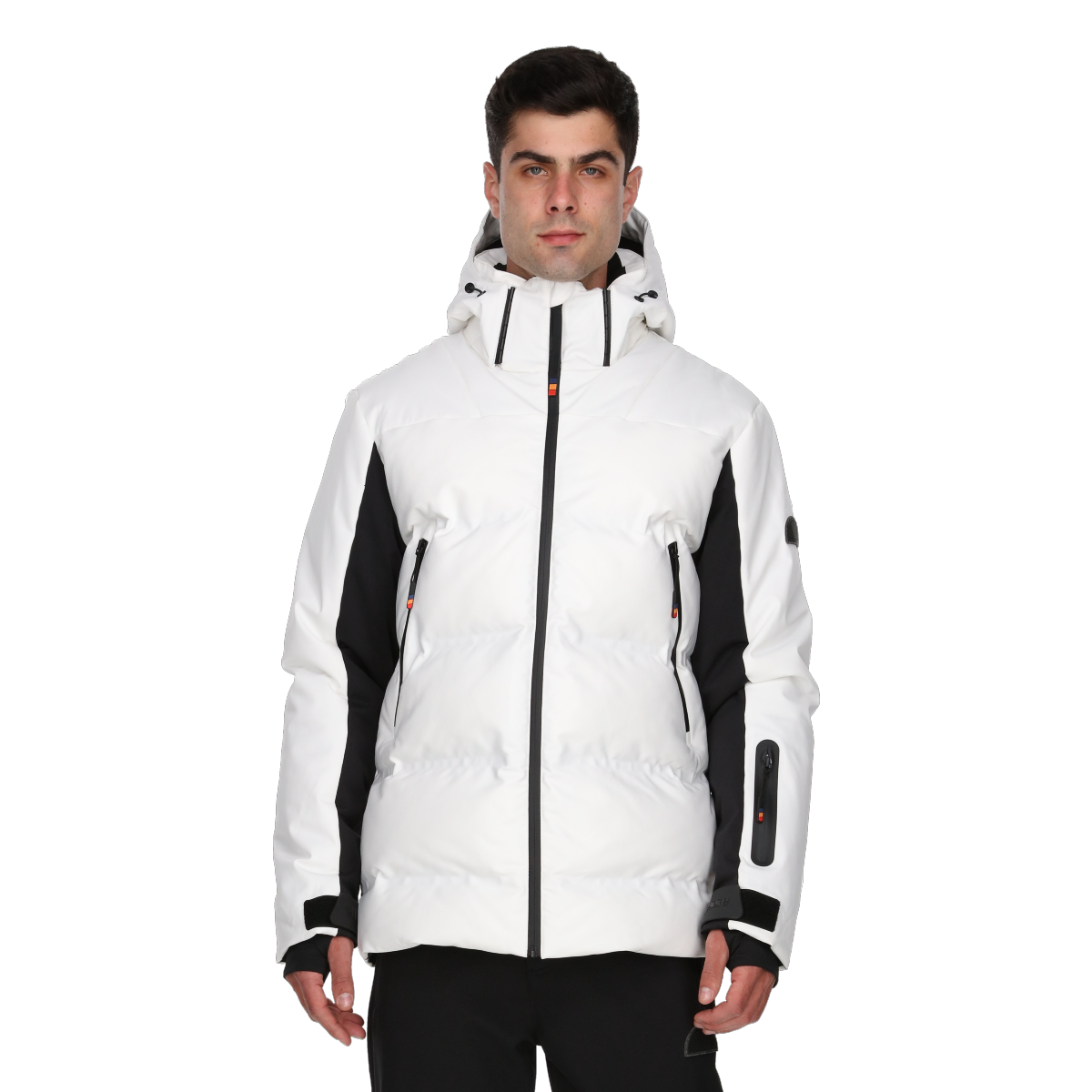 Puffer jakke Ellesse Leonardo Hooded Puffer Jacket Hvid | ELA243M503-10, 0