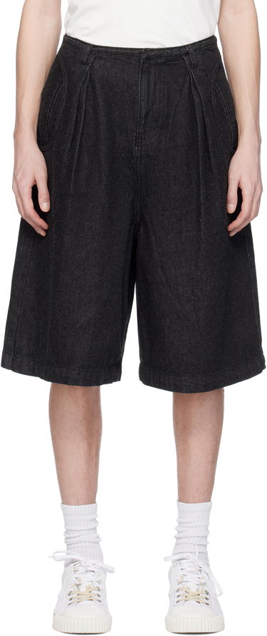 Shorts ADER ERROR ADER error Pleated Denim Shorts Sort | BO01SSJE0201BK, 0