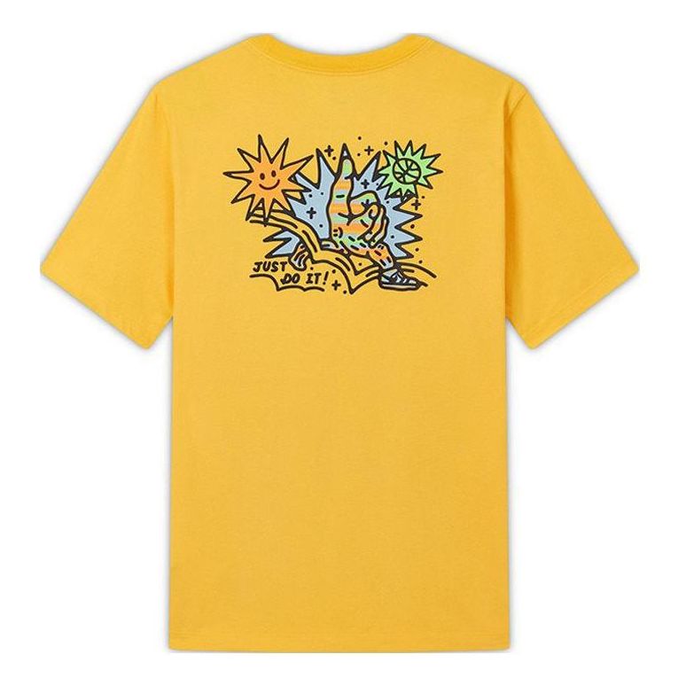 T-shirt Nike Nike Cartoon Graphic T-Shirt Gul | DV3189-728, 0