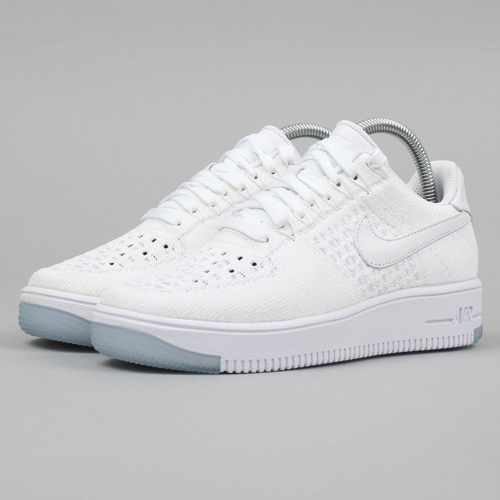Sneakers og sko Nike W Air Force 1 Flyknit Low Hvid | 820256-101, 0