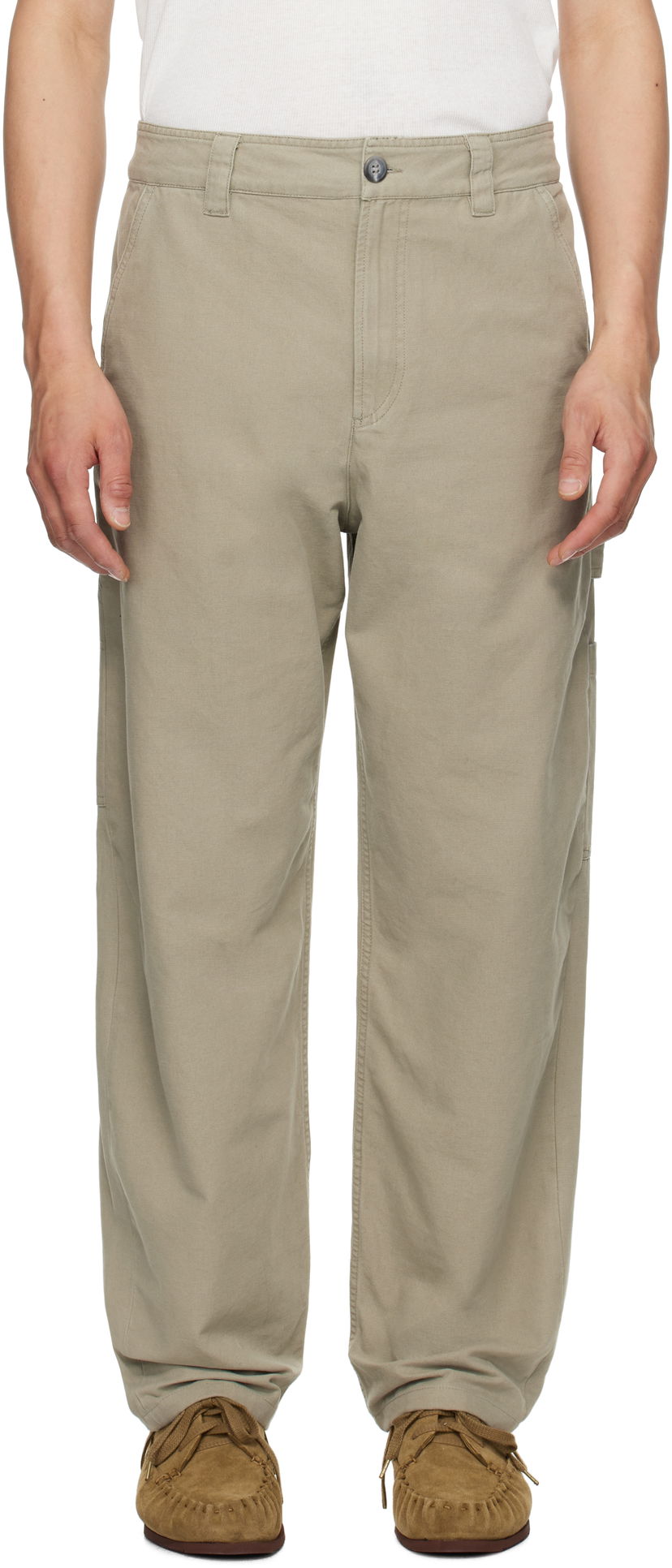 Cargo bukser A.P.C. A.P.C. Fergus Pants Beige | COGBJ-M08500