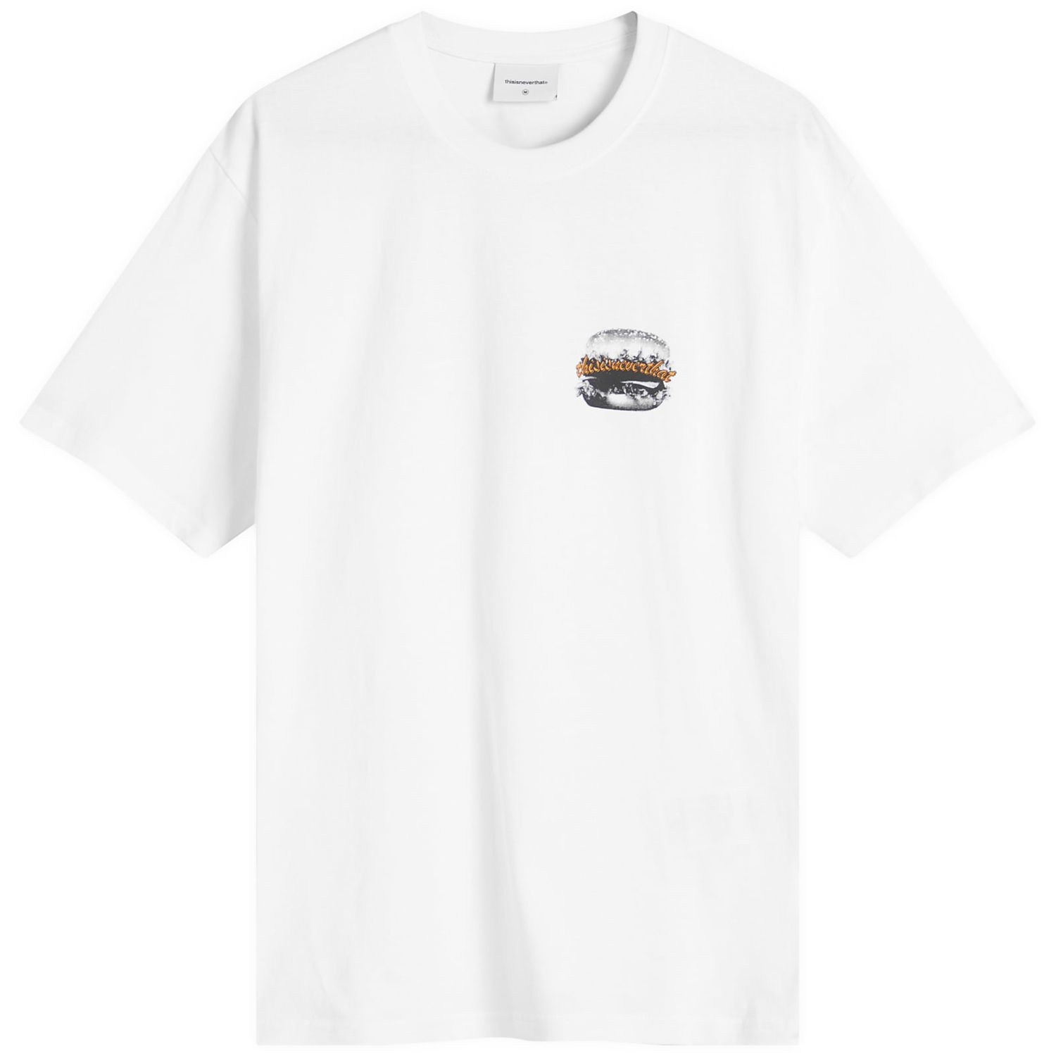 T-shirt thisisneverthat thisisneverthat Hamburger Graphic T-Shirt Hvid | TN251TTSST38-WHT, 0