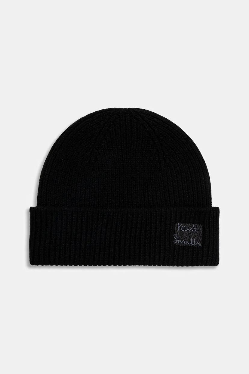 Beanie Paul Smith Paul Smith Wool Fisherman Beanie Sort | M1A.383MK.T719