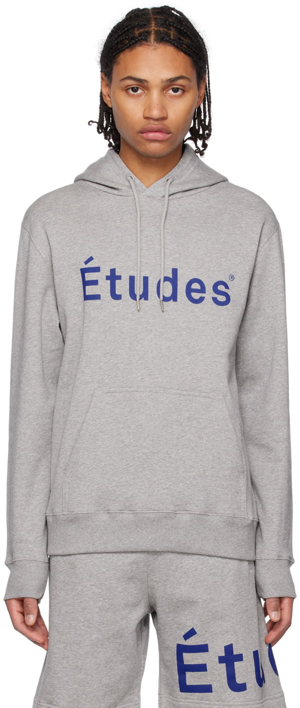 Sweatshirt Études Klein Hoodie Grå | C00ME250A02282