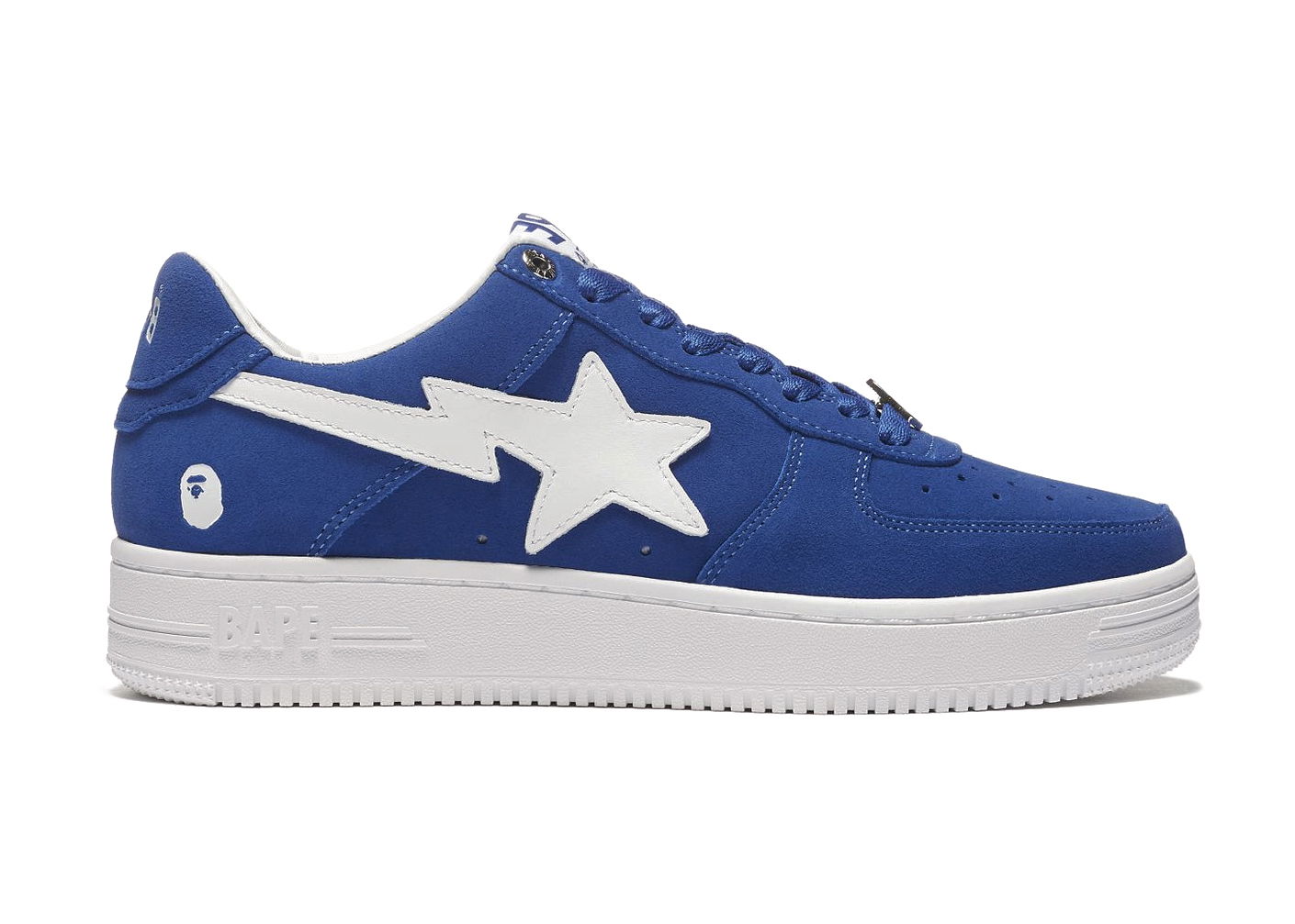 Sneakers og sko BAPE Bape Sta "Low Blue Suede" Mørkeblå | 001FWH201047_BLU, 0