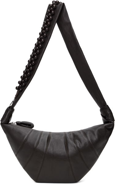 Skuldertaske LEMAIRE Lemaire Pearls Medium Croissant Bag Brun | BG0158 LL0131, 0