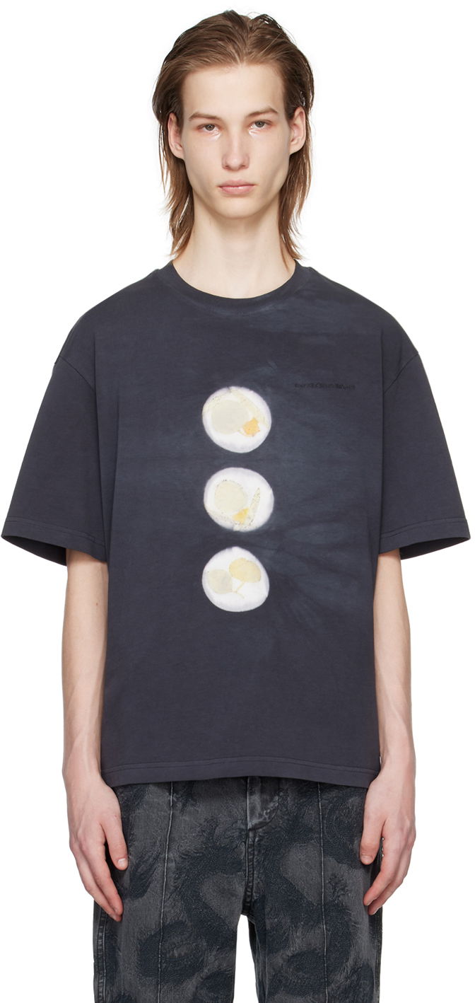 T-shirt Feng Chen Wang Feng Chen Wang Plant Dye T-Shirt Sort | FMS17TS08