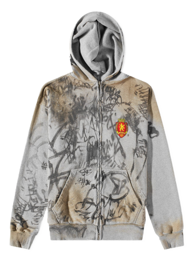 Sweatshirt Balenciaga Medium Zip Hoody Grå | 744457-TOVA8-1300
