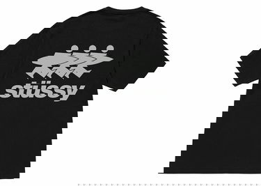 T-shirt Stüssy Surfwalk Graphic T-Shirt Sort | 1905063, 0