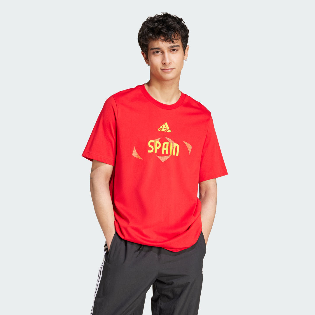 T-shirt adidas Performance UEFA EURO24™ Spain T-Shirt Rød | IT9322, 0