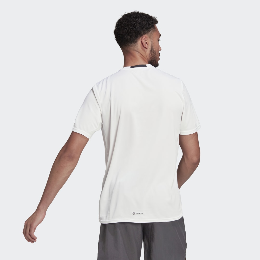 T-shirt adidas Originals AEROREADY Designed for Movement Grå | HF7215, 1