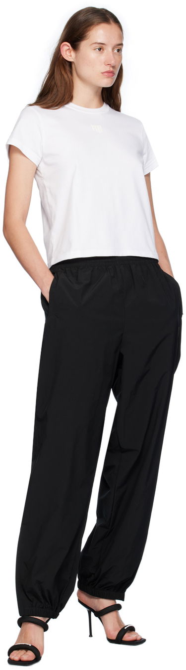 T-shirt Alexander Wang Puff Logo Shrunken T-Shirt Hvid | 4CC3241521, 3