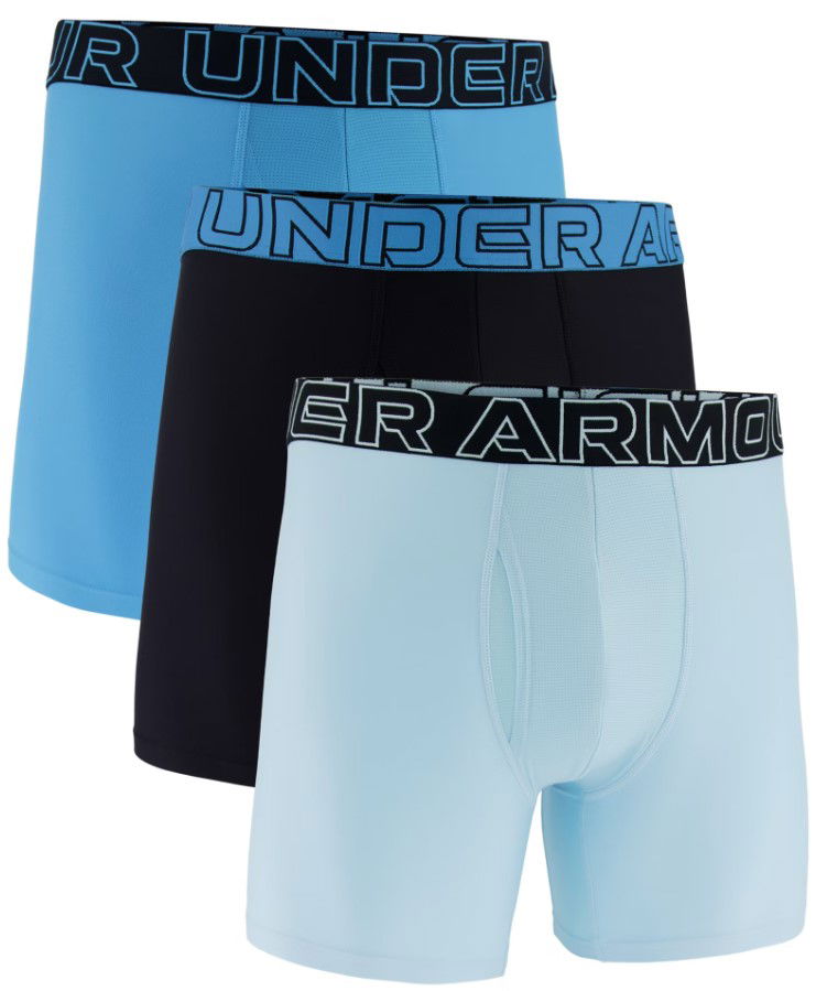 Boksere Under Armour Under Armour Performance Tech 6in Boxer Briefs - 3 Pack Sort | 1383878-494