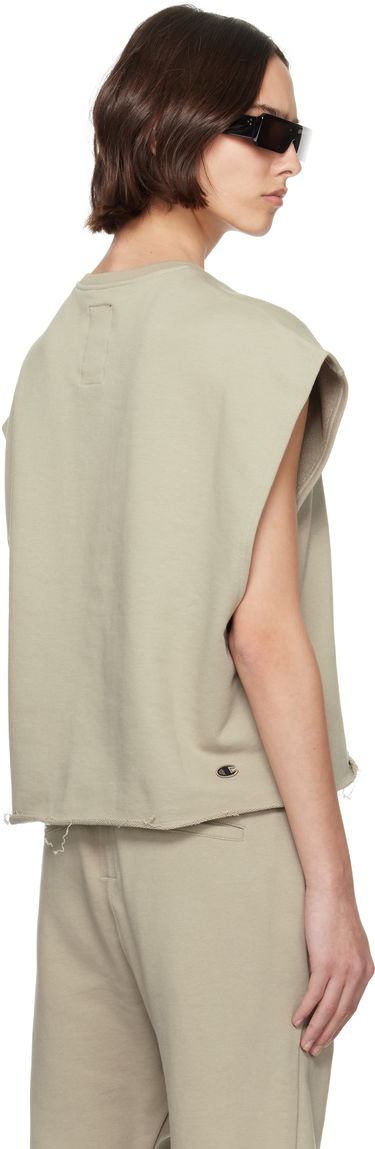 Tanktop Rick Owens Rick Owens Champion Edition Micro Tatlin Tank Top Beige | CW01E1666 CHFE, 2