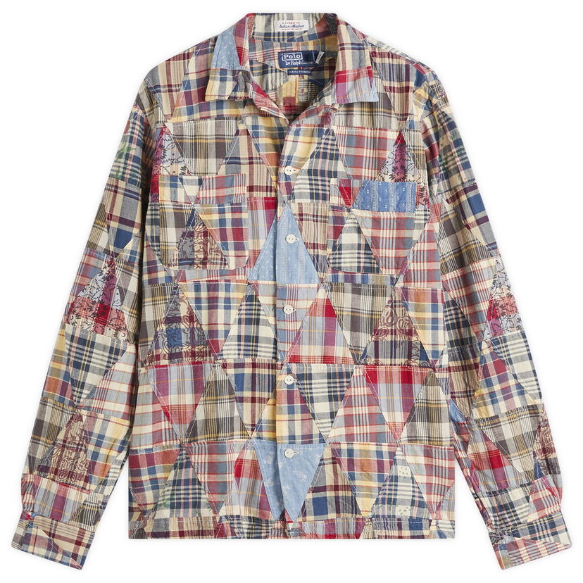 Skjorte Polo by Ralph Lauren Ralph Lauren Patchwork Madras Shirt Flerfarvet | 710966164001