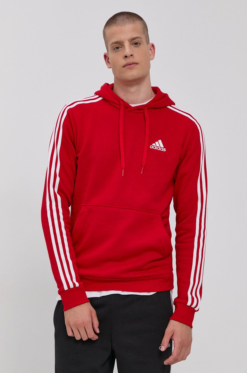 Sweatshirt adidas Originals Hoodie Essentials 3-Stripes Rød | gu2523, 0
