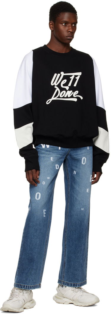 Sweatshirt We11done We11done Printed Sweatshirt Sort | WD-TS3-22-740-U-BK, 3